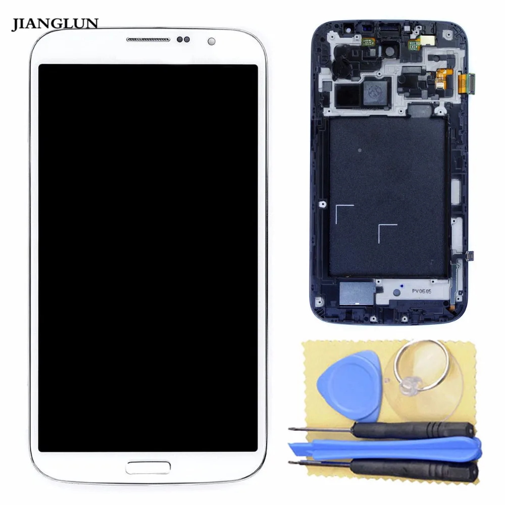 

JIANGLUN LCD Display Touch Screen Glass Lens+Frame for Samsung Galaxy i9200