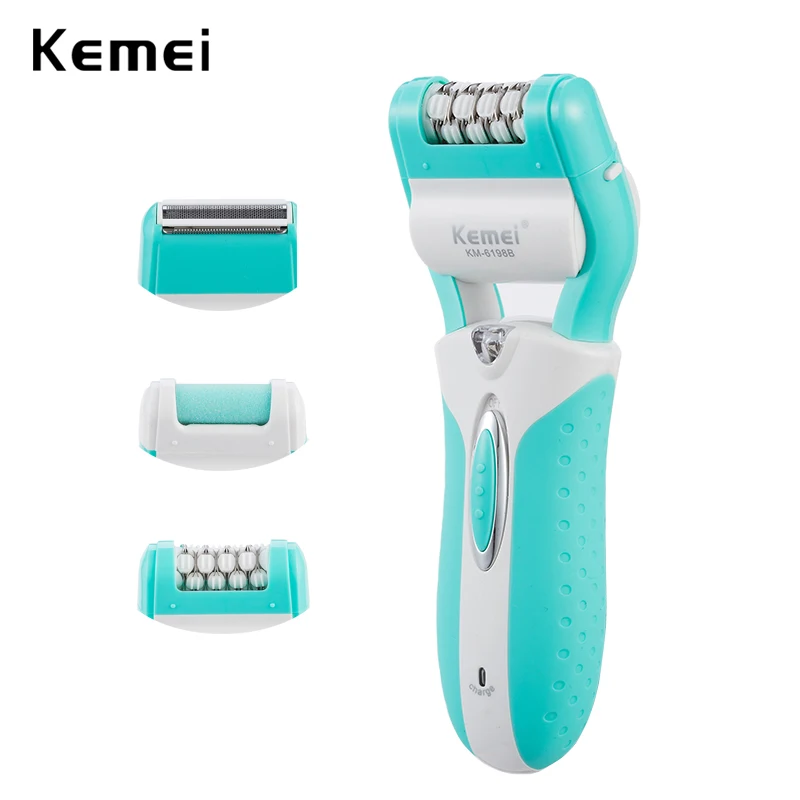 kemei electric epilator 3 in 1 rechargeable lady depilador callus remover hair shaver foot care tool electric hair removal kemei electric epilator 3 in 1 rechargeable lady depilador callus remover hair shaver foot care tool electric hair removal