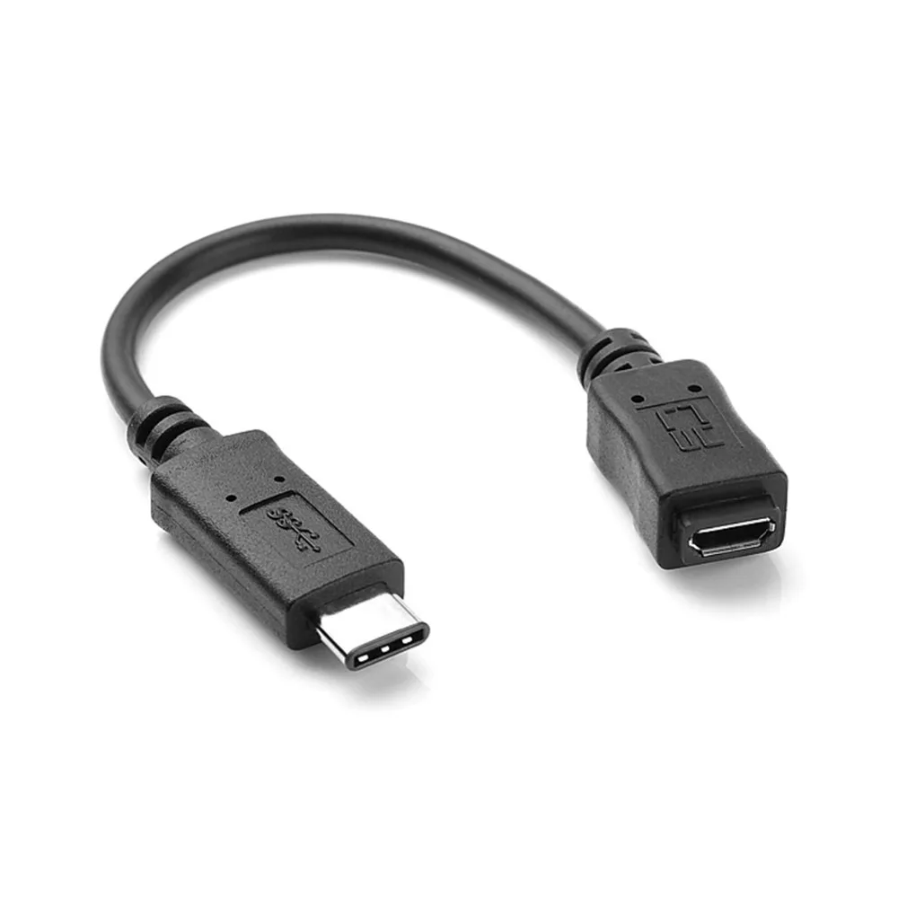 Реверсивный дизайн USB 3 0 1 Type C штекер к Micro 2 Женский кабель для передачи данных