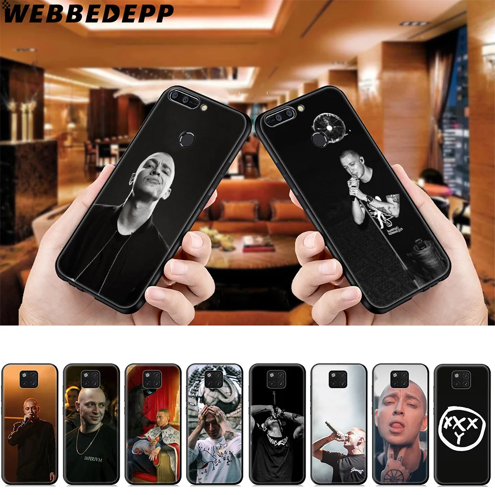 WEBBEDEPP Oxxxymiron мягкий чехол для Huawei Mate Honor 20 6A 7A 7C 7X 8 9 9X 10 View Lite Pro 30 |