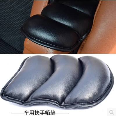 

Car-styling PU Leather Car Armrests Cover Pad Mats For Hyundai Santa Fe Veracruz Mistra Tucson Veloster Rohens AZERA Avante