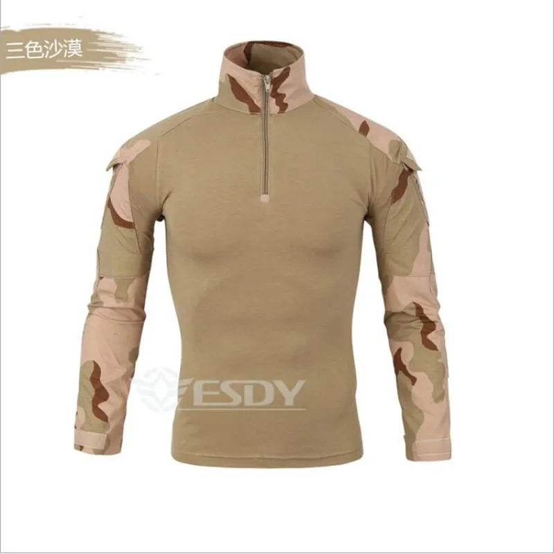

US Army 2019 Long Sleeve Shirt Battle Strike Tactical Military Uniform Airsoft Camouflage Combat-Proven Shirts Rapid Assault