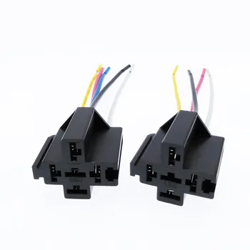 

Pre Wired 5 Pin Relay Mounting Base Socket Holder 12V 40A Line length 12cm