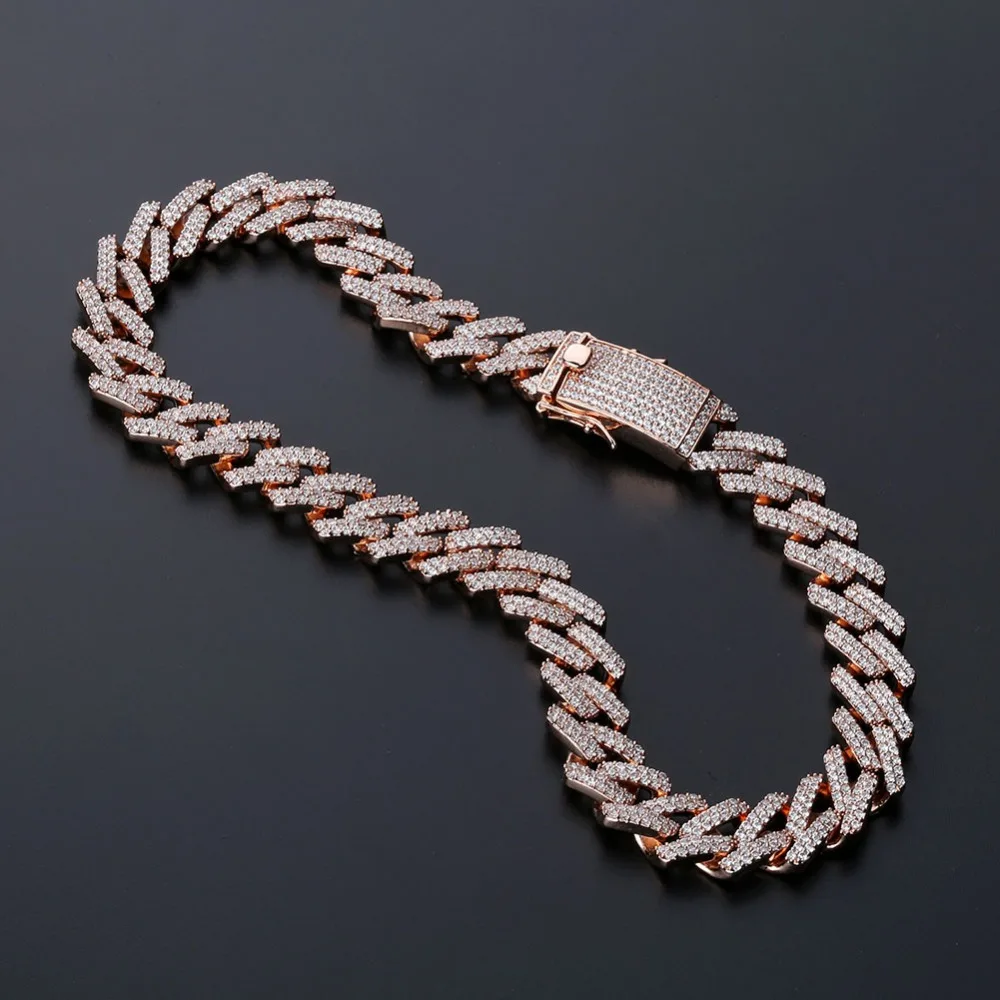 925 Silber Herren Damen Männer Schmuck Halskette Männer Kette 4 MM Hip Hop Biker