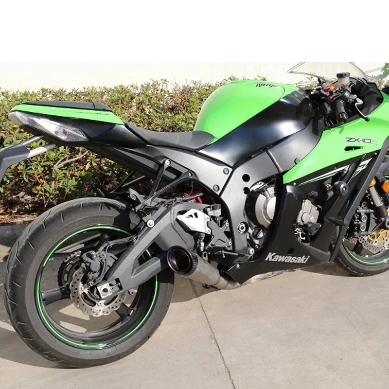 MOKALI заказной титановый выхлоп для KAWASAKI ZX10R года 2011 до 2015 глушитель Kawasaki zx10r|titanium