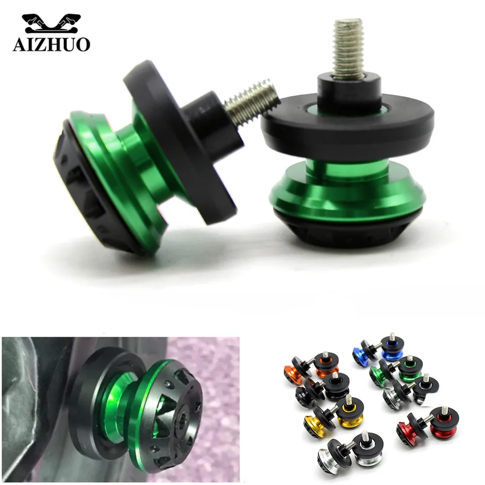 Motorcycle Swingarm Spool Slider For Kawasaki Ninja ZX-6R ZX600 1998-2011 Ninja ZX-6RR ZX600 2003-2006 ZX-6R ZX636 1999-2009