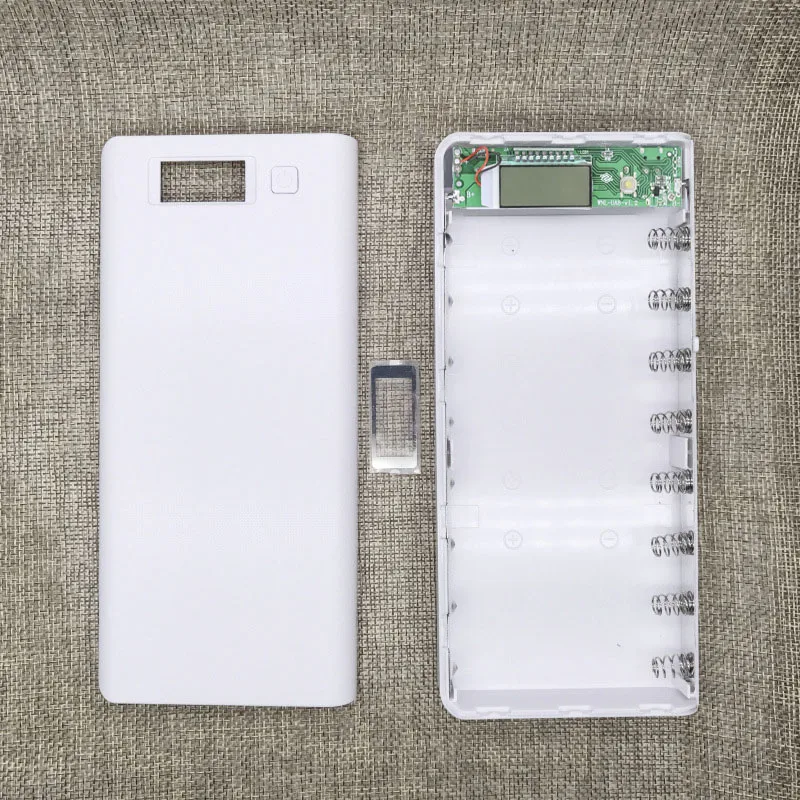 DIY 8x18650 портативный аккумулятор банк питания корпус коробка ЖК-дисплей двойной USB пауэрбэнк комплект банк питания 18650(без батареи