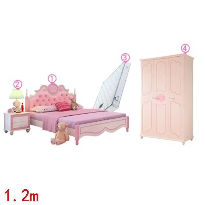 Для мобильных детей Litera Infantiles Yatak Odasi Moblin Baby Muebles De Dormitorio деревянная освещенная мебель для спальни детская кровать