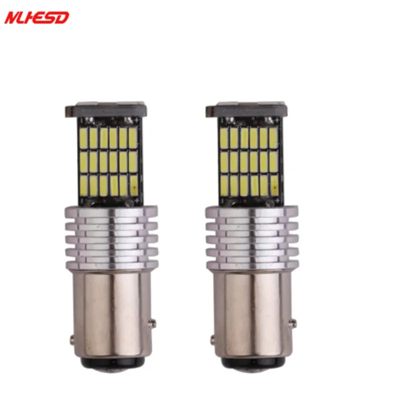 

2x 45SMD 12V Signal Lamp Ba15s Led Canbus P21W Led 1156 R5W PY21W Led Bau15s Car Turn Light Rear Reverse Lamp White
