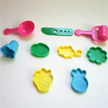 9 шт./Партия Детские игрушки цветной Пластилин плесень набор