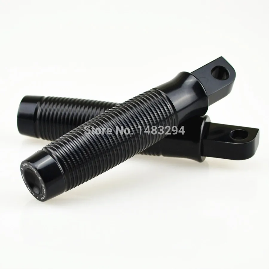 Noir Rough Crafts CNC Repose-pieds footpeg pour Harley Sportster XL 1200 883 48