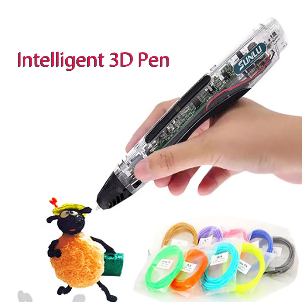 

Kids Drawing Toy Intelligent 3D Drawing Pen Temperature Sensing 3D Printing Pen Printer Leaning Drawing Toy For Children Gifts