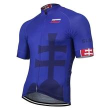 Словакия велосипедной команды Джерси Для мужчин синий велосипед одежда велосипедов дорога гонка в горах первое место в команде хитрой лисичкой солнце по индивидуальному заказу