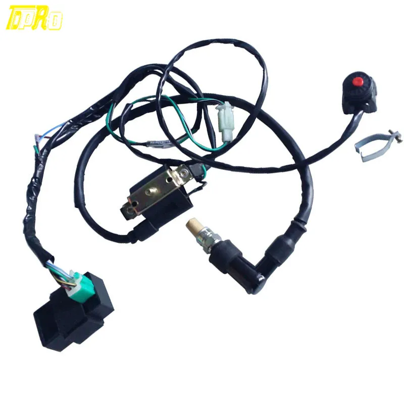 High Performance Motorbike Kill Switch + Coil + CDI Wire + Spark plug