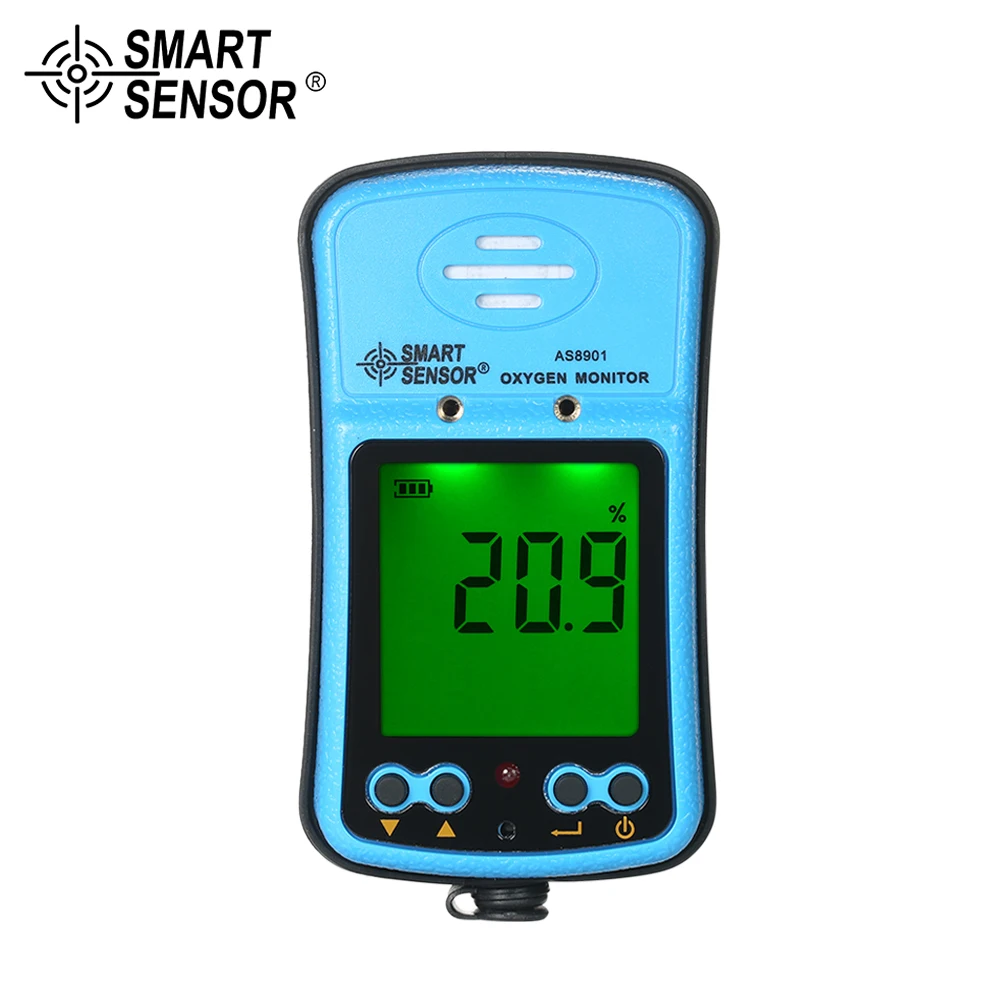 

LCD Display Handheld Portable Automotive Mini Oxygen Meter O2 Gas Tester Monitor DetectorSound and Light Alarm