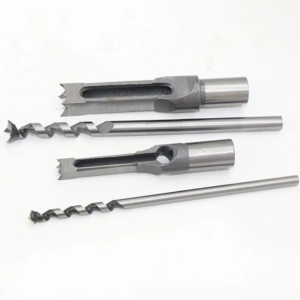 

LanLan one piece 10mm / 16mm Carpenter Square Hole High Hardness Drill Bit Mortising Chisel Woodworking Drill Cutter Tools