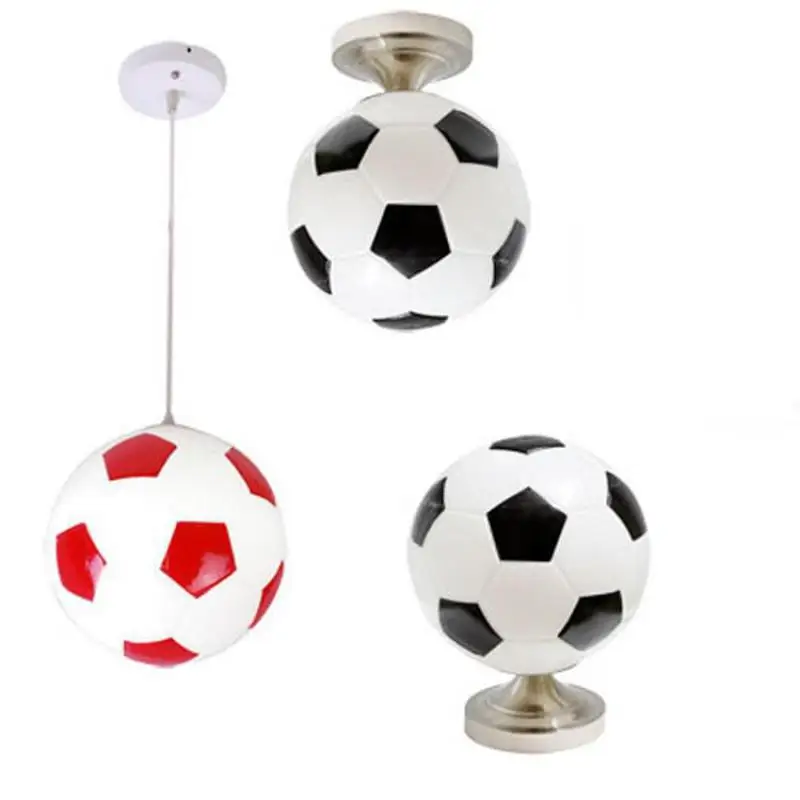 

Free Shipping Modern Minimalist Football Creative Children Bedroom Lamp Chandelier Lamp Light Fixtures Chandeliers