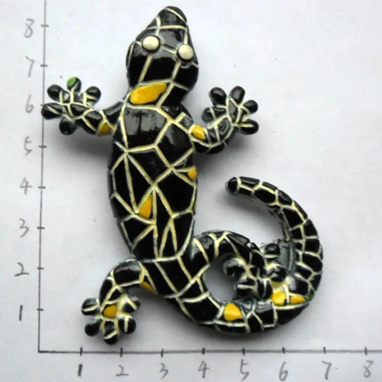 Мозаичная плитка для дома Барселона ящерица магниты на холодильник|fridge magnet|barcelona