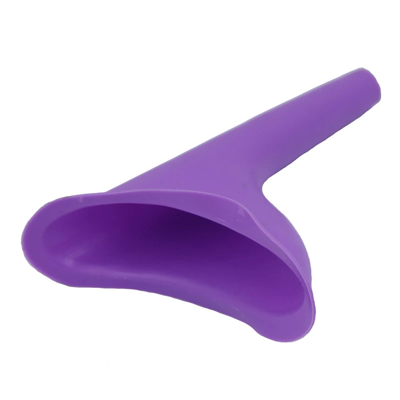 AYRSJCL 1Pc Toilettes Voyage Camping Portable Femmes Urinoir Appareil Funnel Violet