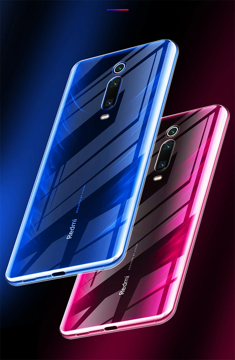 MAKAVO для Xiao mi Red mi K20 Pro Чехол mi 9T прозрачный Кристальный TPU Мягкий Прозрачный чехол Чехол для Xiao mi Red mi K30 5G чехол для телефона