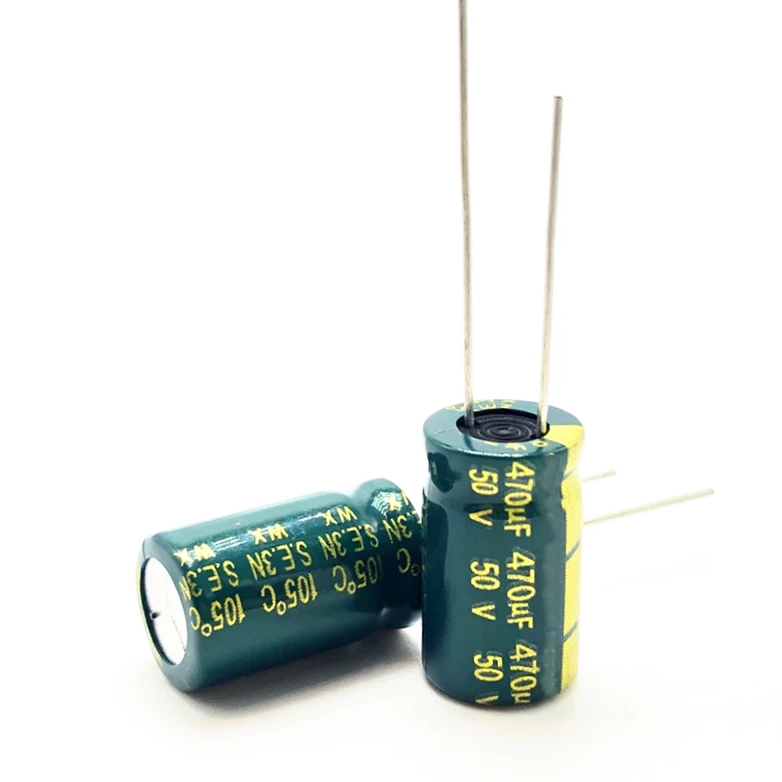 

20pcs/lot 50V 470UF 10*17MM high frequency low impedance aluminum electrolytic capacitor 470uf 50v
