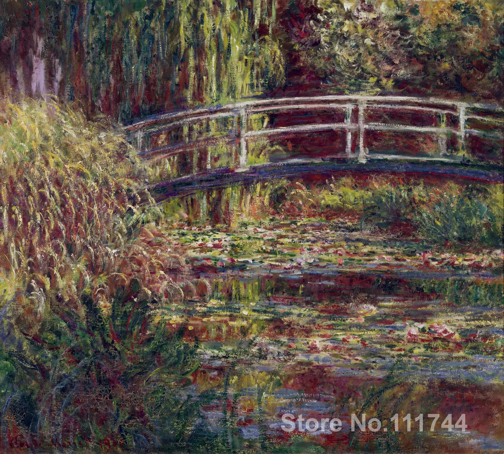 Online kopen wholesale monet japanse brug uit china monet japanse ...