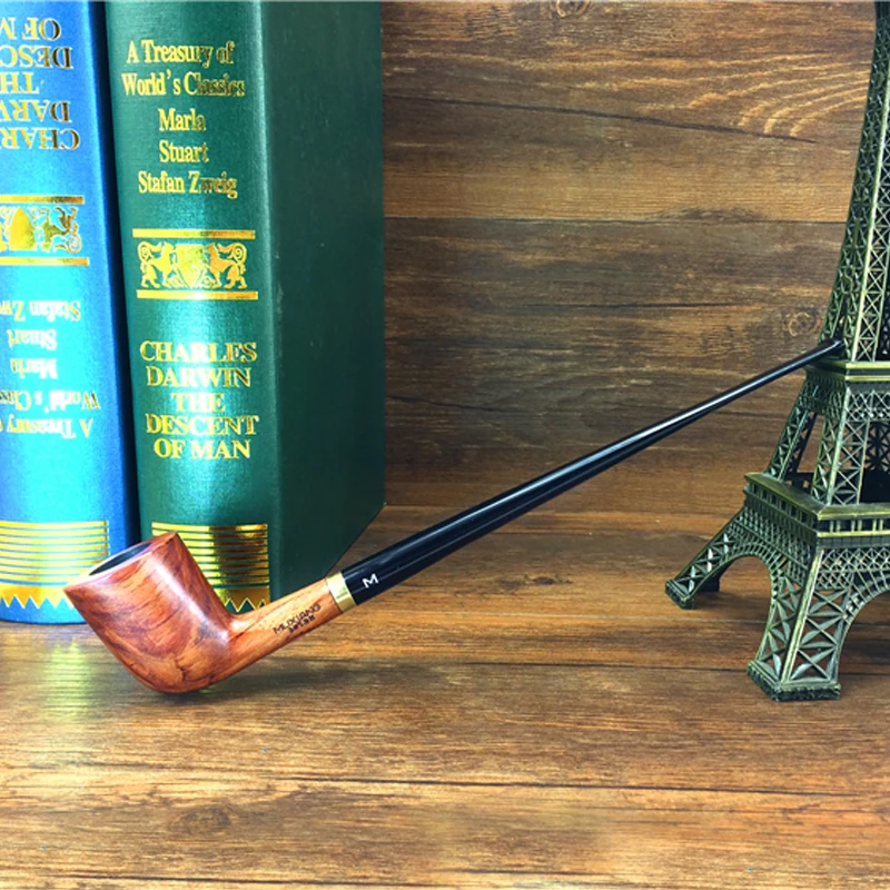 Long Tobacco Pipe Solid Wood Smoking Pipe Rosewood Weed Pipe for