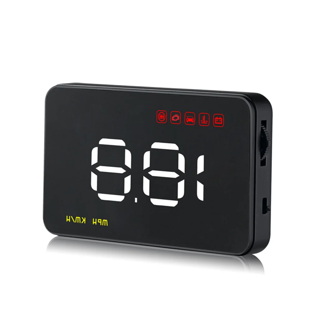 9-16V DC A1000 Car HUD Head Up Display 30dB Auto Electronic Overspeed Warning System High-temperature Windscreen Projector | Автомобили и