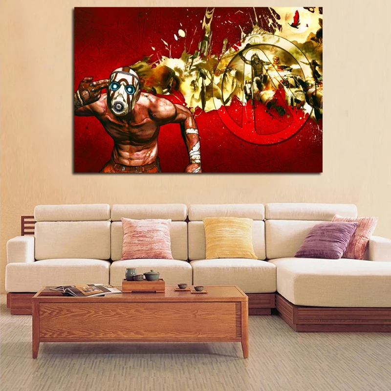 Borderlands Art Background HD Canvas Painting Prints Living Room Home Decor Modern Wall Art Oil Painting Poster Pictures Artwork