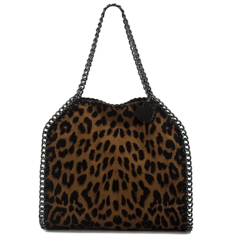 

YIQIN BERYL Women Bag PVC Handbags Luxury Lady Bags With Leopard Women Messenger Fashion Handbag Open Pocket