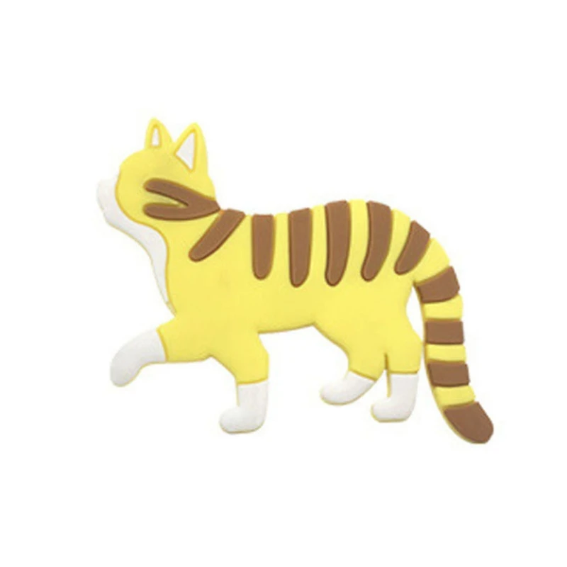Японский ходячий кошачий хвост, магнит на холодильник, милый кот, магнит на холодильник, подвесная застежка, креативный кошачий хвост, складной - Цвет: As the picture show
