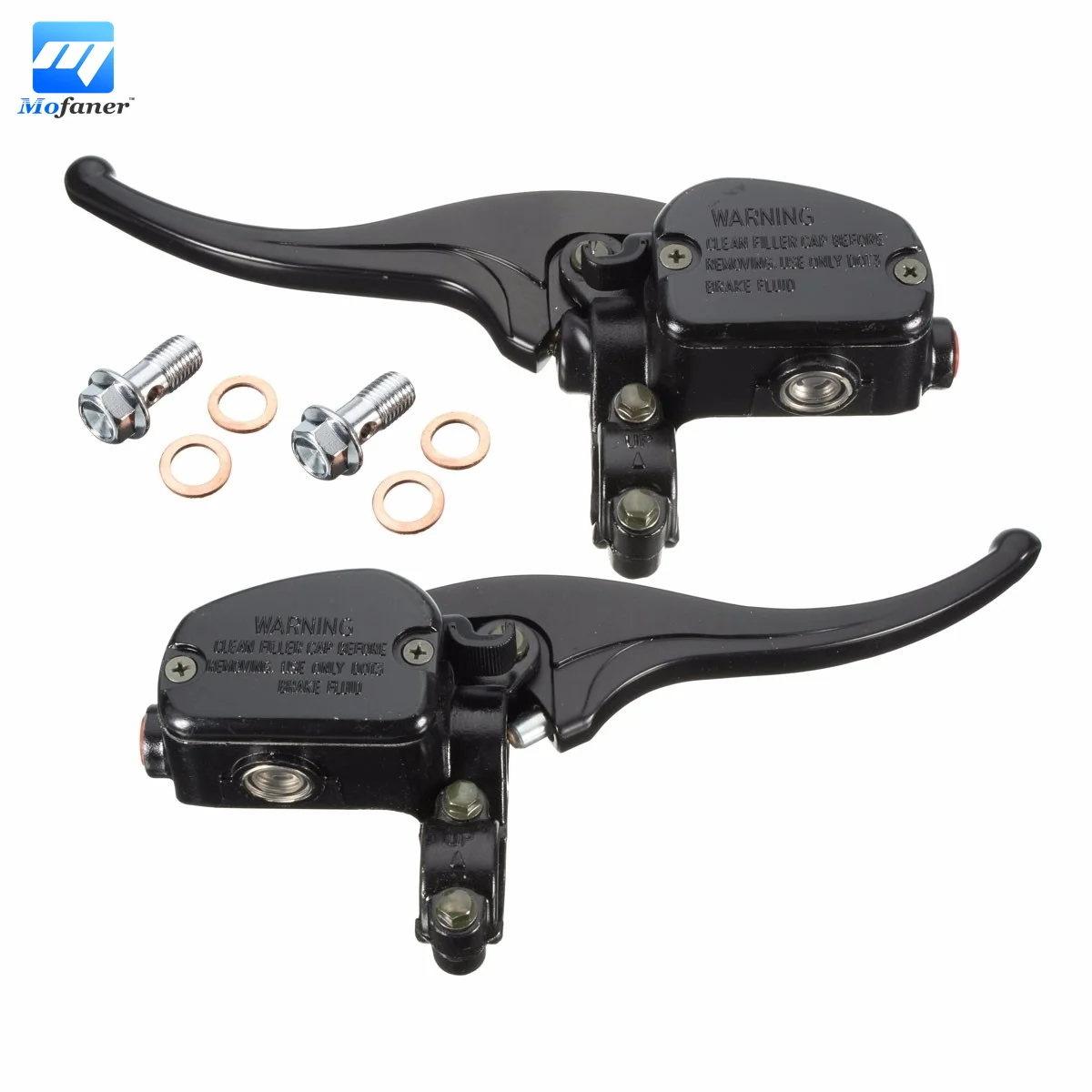 

1 Pair Right + Left Side Brake Master Cylinder Lever For Polaris Magnum Big Boss