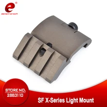 Элемент оружейного пистолета SF X-Series Softair светильник для страйкбола охотничий Аксессуар подходит для 20 мм рельсов Surefir BK TAN Peltor EX260