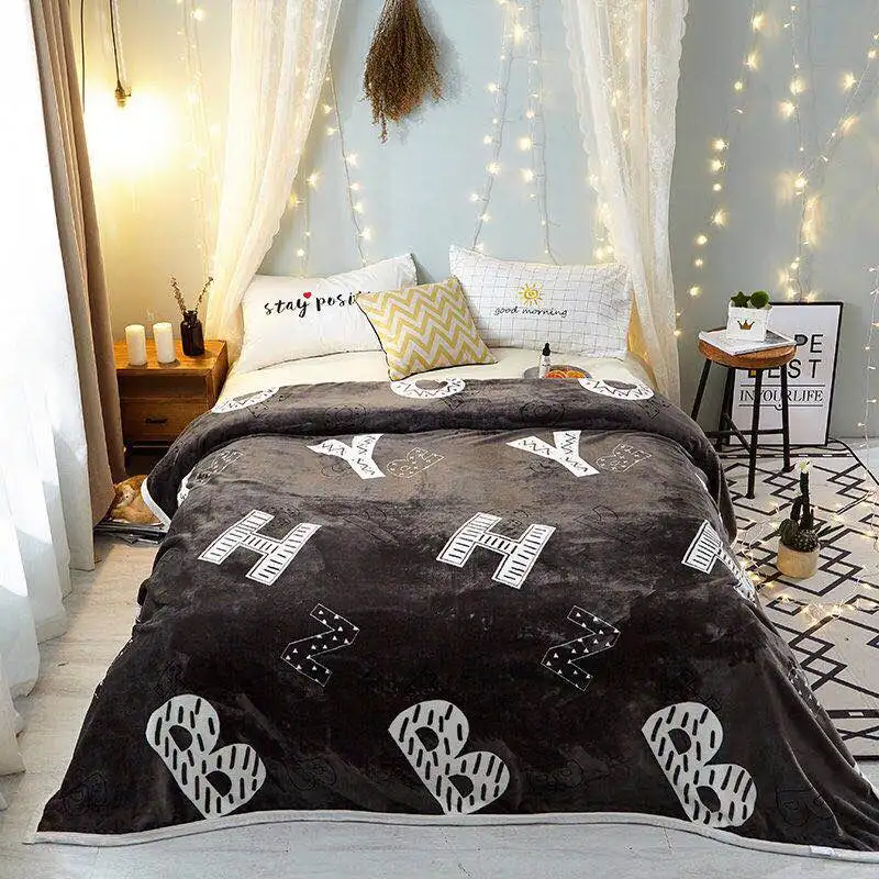 

200*230 Hot Sell 100% Cotton Blanket Japan Style Adult Full Queen Size Floral Pattern Jacquard Summer Towel Blankets On The Bed