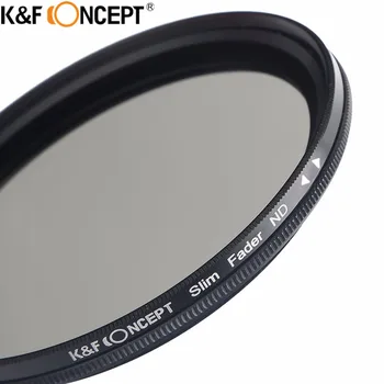 

K&F CONCEPT ND2-ND400 37MM Slim Fader Variable ND2 to ND400 Adjustable ND Neutral Density Lens Filter +Microfiber Cleaning Cloth