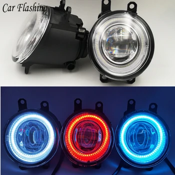 

Car flashing 1Set/pair 12V Car LED Angel Eyes DRL Fog Light Lamp DRL Daytime Running Light For Subaru Trezia 2011-Up