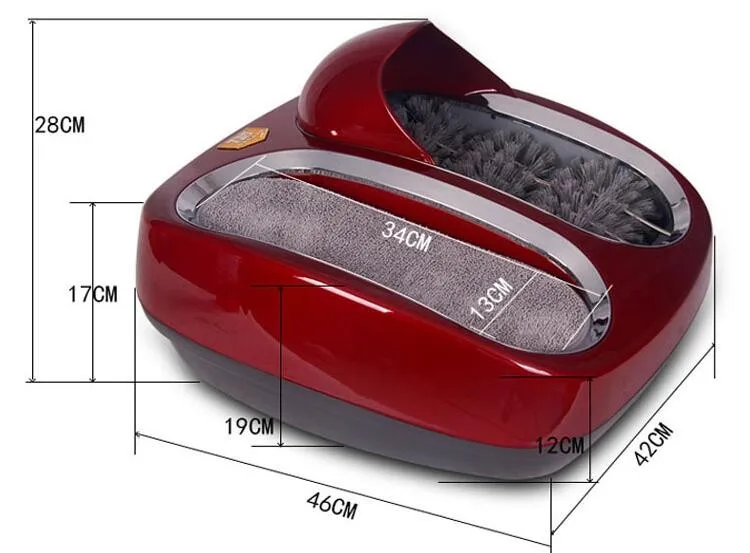 Оборудование для полировки обуви полностью автоматическая машина для очистки подошвы обуви дома/офиса
