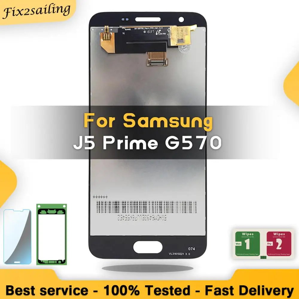 

Display For SAMSUNG Galaxy J5 Prime SM-G570F LCD Screen Digitizer Replacement Model