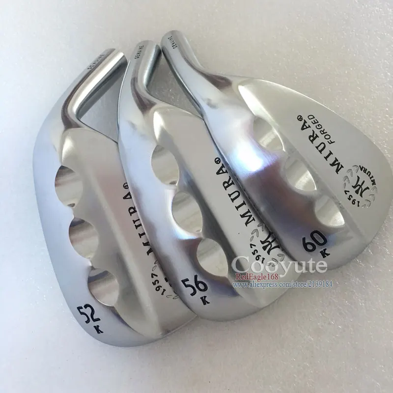 Новые головки клюшек для гольфа MIURA 1957 кованые клиновидные насадки для гольфа 52,56. 60 градусов гольф-клубов головы без клубов Вал Cooyute