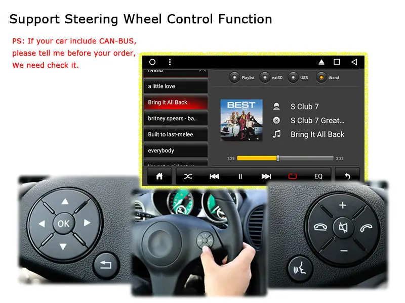 Excellent SMARTECH 2 Din Android Auto Radio GPS Navigation For TOYOTA Land Cruiser Prado 120 Support Original JBL Amplifier System 8