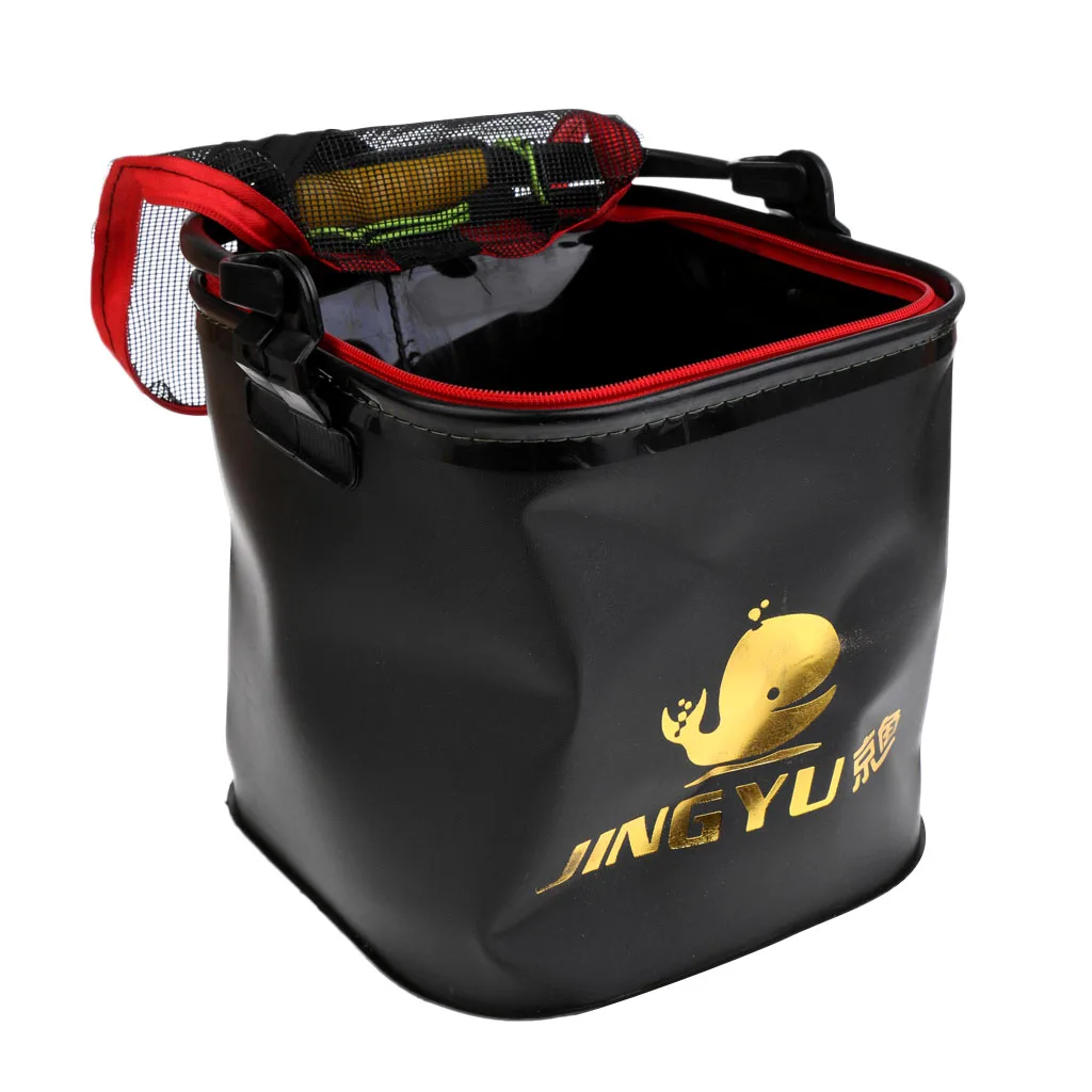 Outdoor Camping Fishing Folding Pail Collapsible Bucket Water Container Box Fishing Accessories Tackle