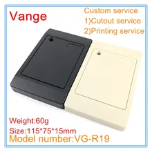 2 шт./партия экструдированная прессформа делая коробку IP54 ABS Пластиковый материал пластмассовый корпус прибора diy 115*75*15 мм для оборудования контроля доступа