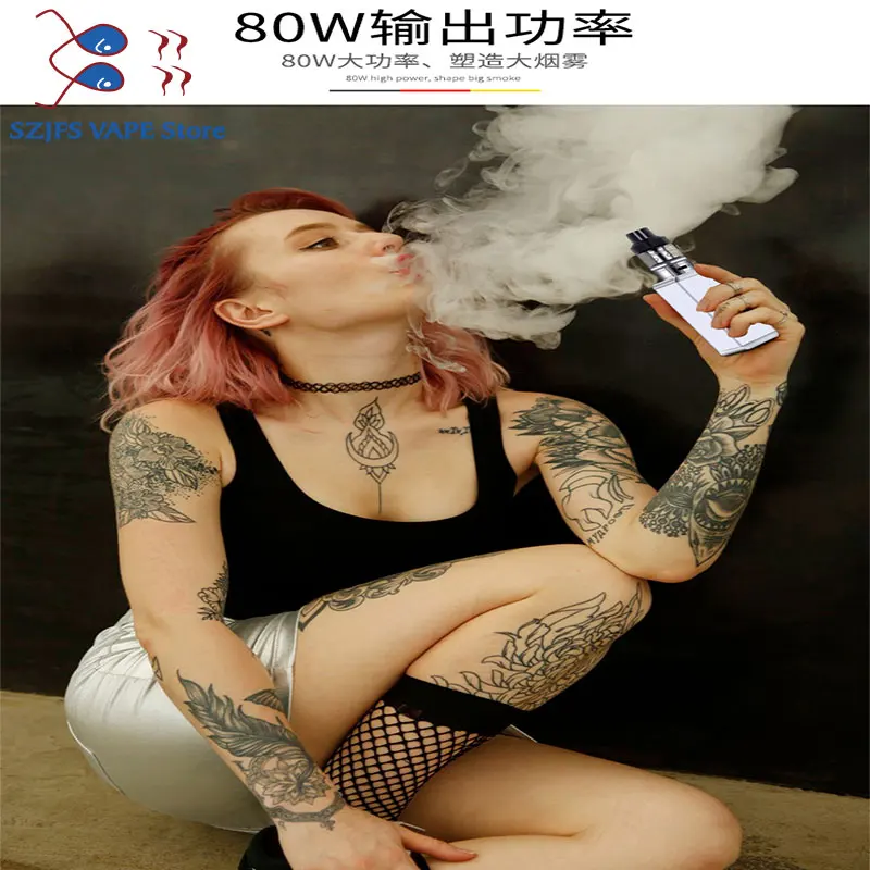 

sub two Kit 80 W Electronic Cigarette Kits with 3.5mmTank e-cigarettes Vape Kit vs SWAG GEN Kit Armor Pro 100W Hawk Tank Kit