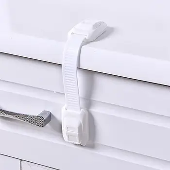 

Adjustable Adhesive Cabinet Drawer Fridge Door Children Baby Safety Lock Latch for baby safety