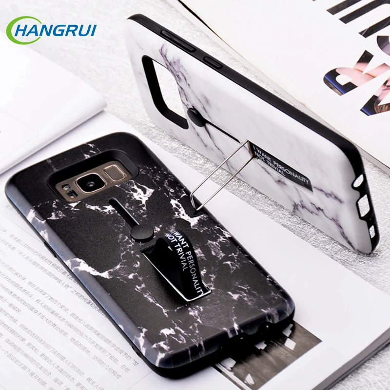 Luxury Marble Hidden Holder Phone Case For Huawei Mate 20 Lite P20 Silicone Ring Case for Huawei P20 Mate 20 10 Lite Pro Capa