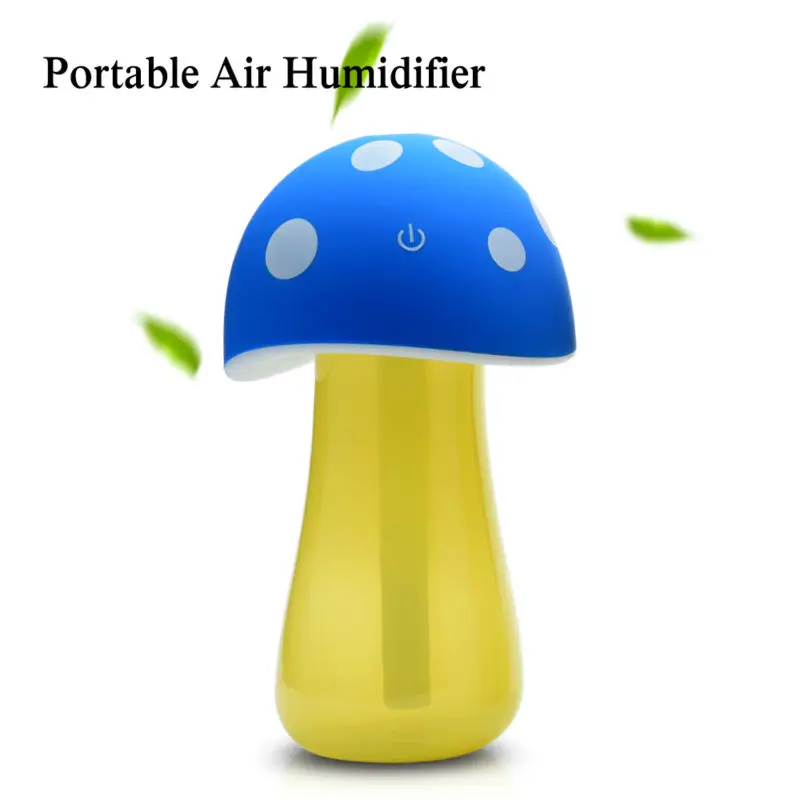 Mushroom Ultrasonic Humidifier LED Aroma Diffuser USB De Aroma