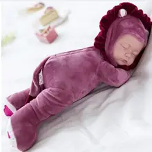35CM Plush Stuffed Toys Baby Dolls Reborn Doll Toy For Kids Accompany Sleep Cute Vinyl Plush doll Girl Lifelike Kids Toys Gift