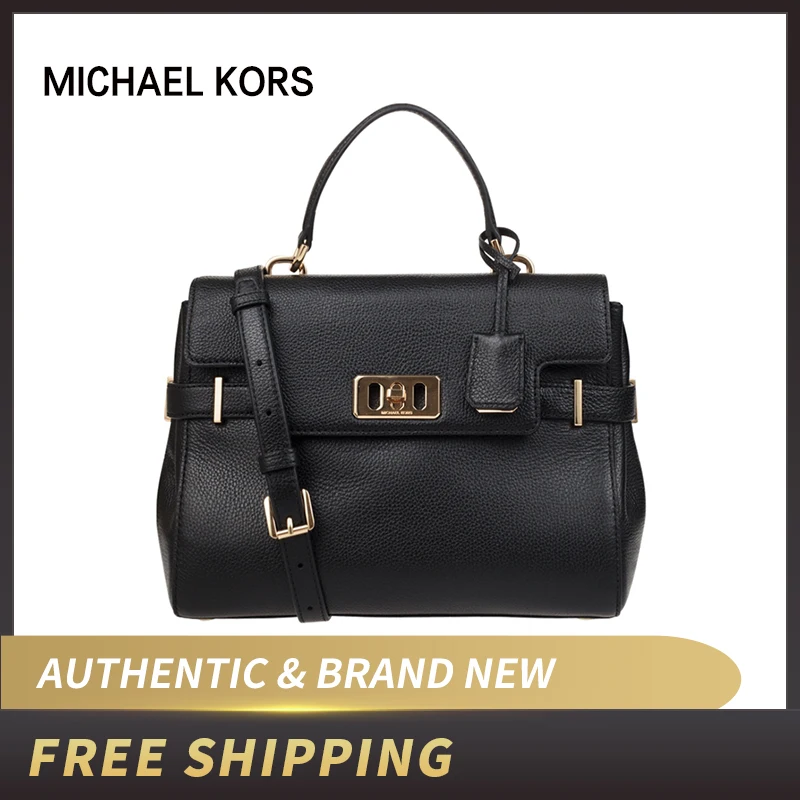 Оригинальная и брендовая новая женская сумка Michael Kors Karson Средняя из лакированной