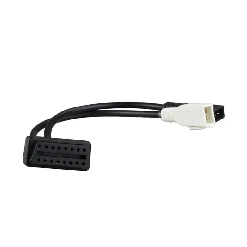 Для VAG COM KKL 2P + разъем OBD OBDII для Audi 2x2 к OBD2 16 контактный гнездовой диагностический