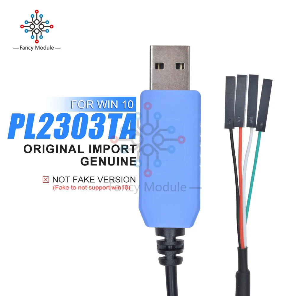 Оригинальный кабель для загрузки PL2303TA USB к RS232 конвертеры обновлены устройств